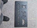 Personalized Gaming Room Laser Cut Carbon Steel Wall Sign – Custom Name & Design, Powder Coated Finish, Gift for Dad, Father's Day & Christmas