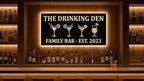 Personalized Home Bar Laser Cut Carbon Steel Wall Sign – Custom Name & Design, Powder Coated Finish, Gift for Dad, Father's Day & Christmas